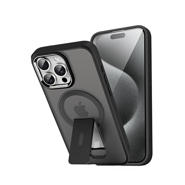 Newface iPhone 16 Pro Uyumlu Tork Magsafe Standlı Toz Geçirmez Ultra Koruma Kılıf