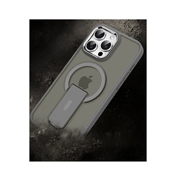 Newface iPhone 16 Pro Uyumlu Tork Magsafe Standlı Toz Geçirmez Ultra Koruma Kılıf