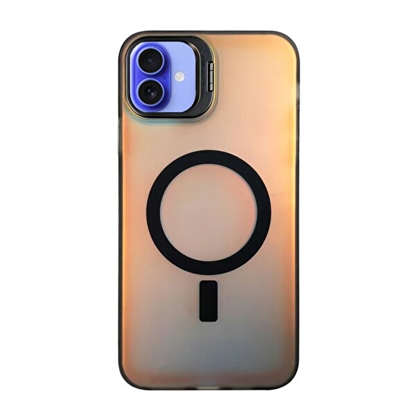 Newface iPhone 16 Uyumlu Primera Magsafe Standlı Tam Koruma Kılıf