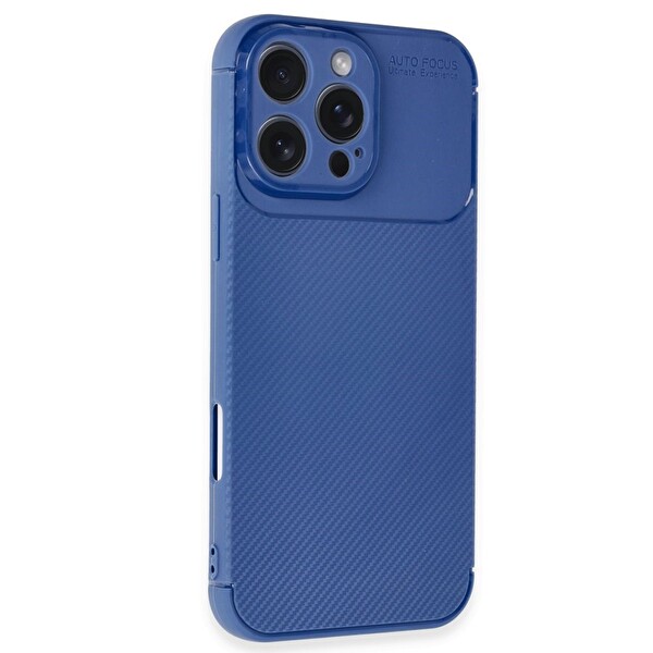 Newface Apple iPhone 16 Pro Max Uyumlu Auto Focus Karbon Kapak Kılıf