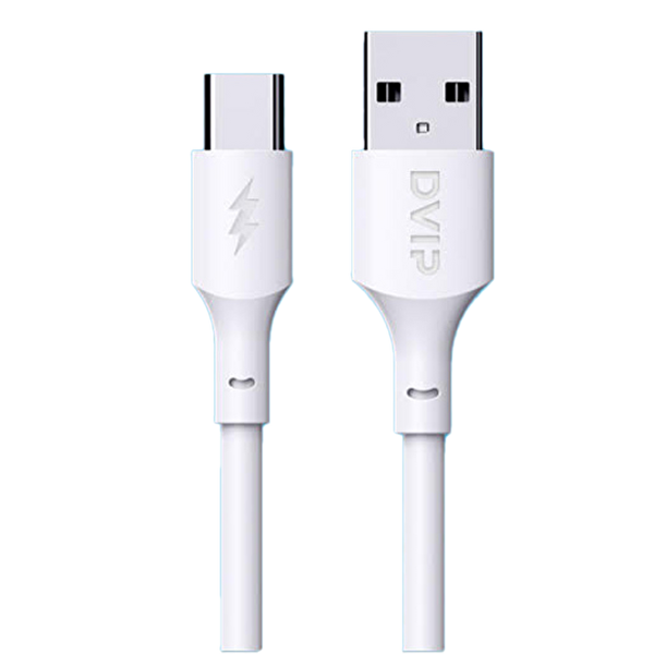 Dvip L24 6A 100W Usb-A to Type-C Hızlı Şarj ve Data Kablosu 1 M Beyaz