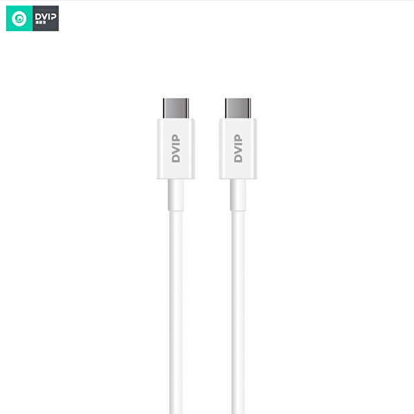 Dvip L36 6A 120W Type-C to Type-C 1M Süper Hızlı Data ve Şarj Kablosu Beyaz