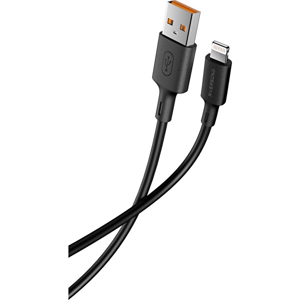 Riversong Cable Zeta CT118 Lightning Siyah 1 M Şarj Kablosu