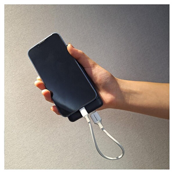 NPO UTL02 60W TPE USB to Lightning 20 CM Hızlı Şarj ve Data Kablosu Beyaz