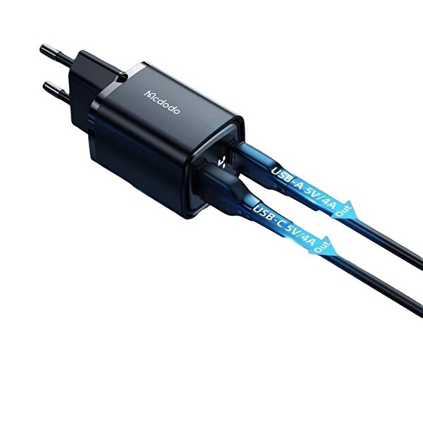Mcdodo CH-1701 Dijital Ekran 33W Usb Type-C Girişli Hızlı Şarj Adaptörü