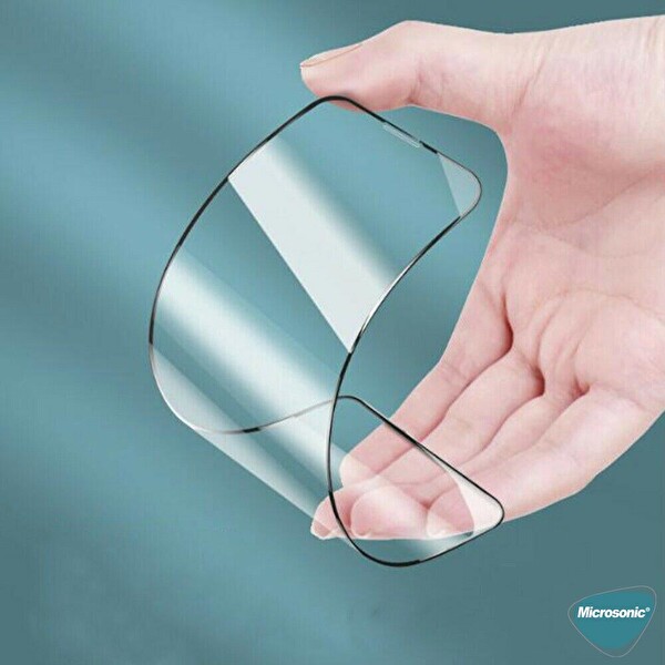 Microsonic Apple iPhone 15 Plus Crystal Seramik Nano Ekran Koruyucu Siyah - 2 Adet