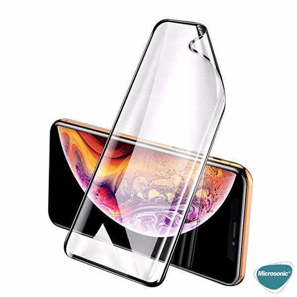 Microsonic Apple iPhone 14 Pro Crystal Seramik Nano Ekran Koruyucu Siyah - 2 Adet