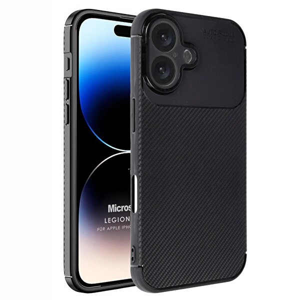 Microsonic Apple iPhone 16 Plus Kılıf Legion Series Siyah