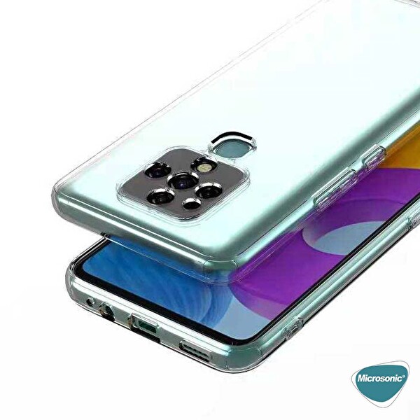 Microsonic Tecno Camon 16 Kılıf Transparent Soft Beyaz