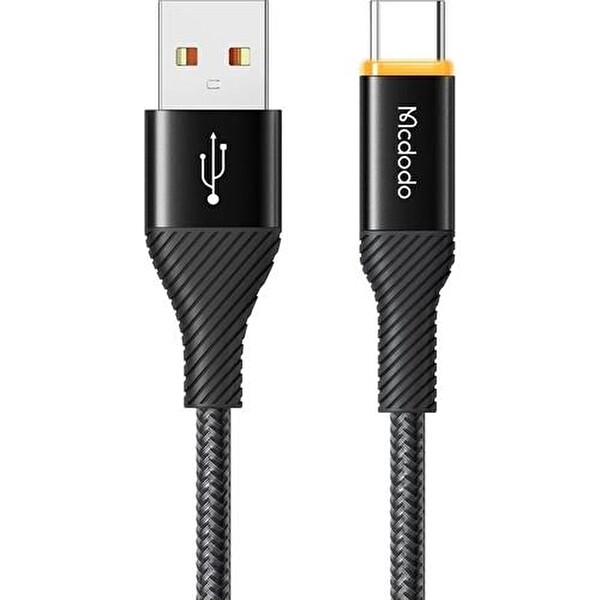 Mcdodo CA-2380 Type-C 100W 5A Power Off Hızlı Data Şarj Kablo 1.2 M Siyah
