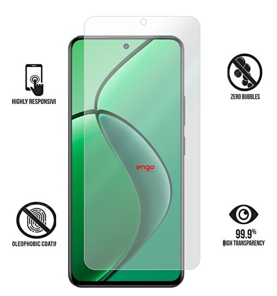 Engo Oppo Reno11 FS Parmak İzi Bırakmaz Şeffaf Mat Ekran Koruyucu