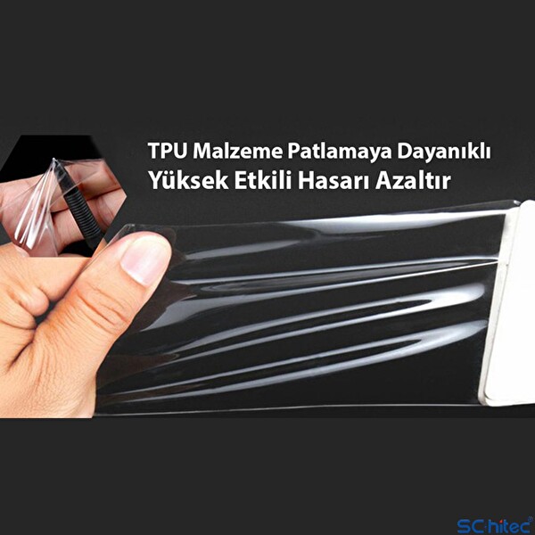ScHitec iPhone 16 Pro İle Uyumlu Ön-Arka 360 Fullbody Darbe Emici Kaplama ve Hd Ekran Koruyucu