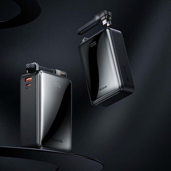 Mcdodo MC-0561 100 W 25000 mAh Dijital Ekranlı Powerbank - Siyah