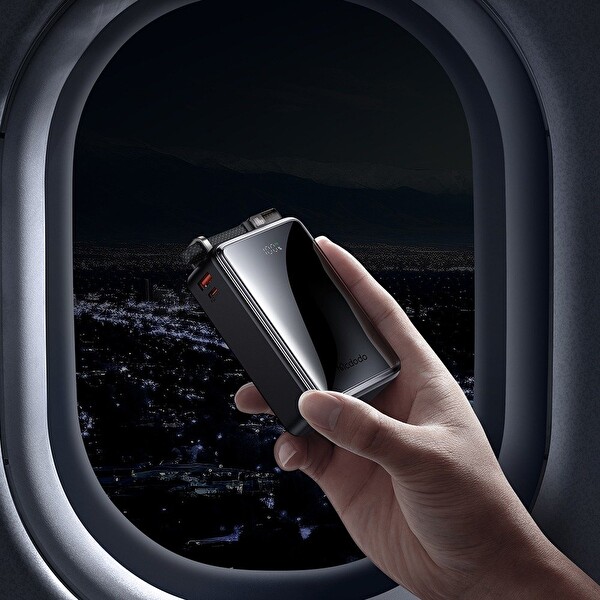 Mcdodo MC-0561 100 W 25000 mAh Dijital Ekranlı Powerbank - Siyah