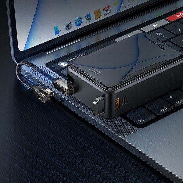 Mcdodo MC-0561 100 W 25000 mAh Dijital Ekranlı Powerbank - Siyah