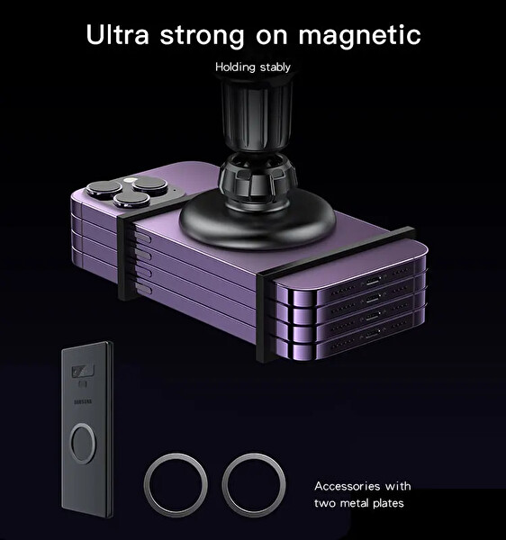 Flagen Magsafe Mıknatıslı Araç Telefon Tutucu Audi-Bmw-Mercedes Uyumlu Premium Serisi