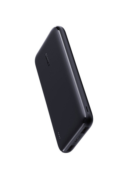 Aukey PB-N73-BK 15W 10.000 mAh Type-C İnce Powerbank Siyah