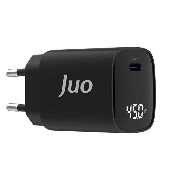 Juo GLC45 45 W GaN Led Ekranlı Type-C PD Şarj Cihazı