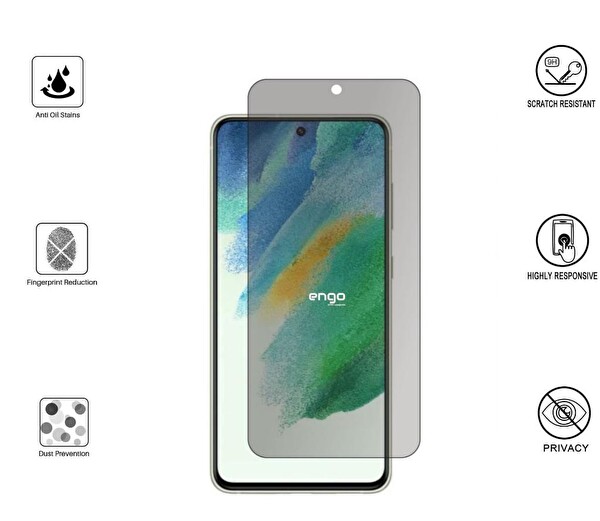 Engo Samsung Galaxy S21 FE 5G (2. Nesil) Hayalet Ekran Koruyucu