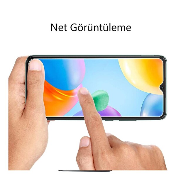 Engo Xiaomi Redmi 10C Ekran Koruyucu Nano Şeffaf Esnek Materyal
