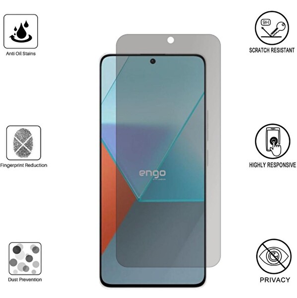 Engo Xiaomi Redmi Note 13 Pro İle Uyumlu Hayalet Ekran Koruyucu