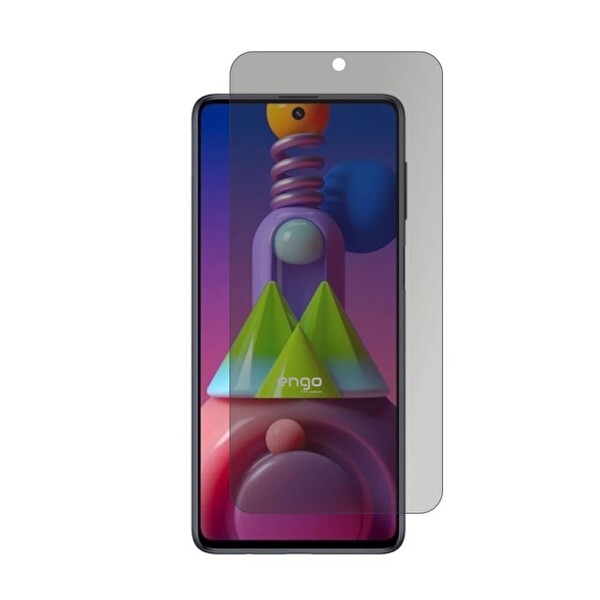 Engo Samsung Galaxy M51 İle Uyumlu Hayalet Ekran Koruyucu