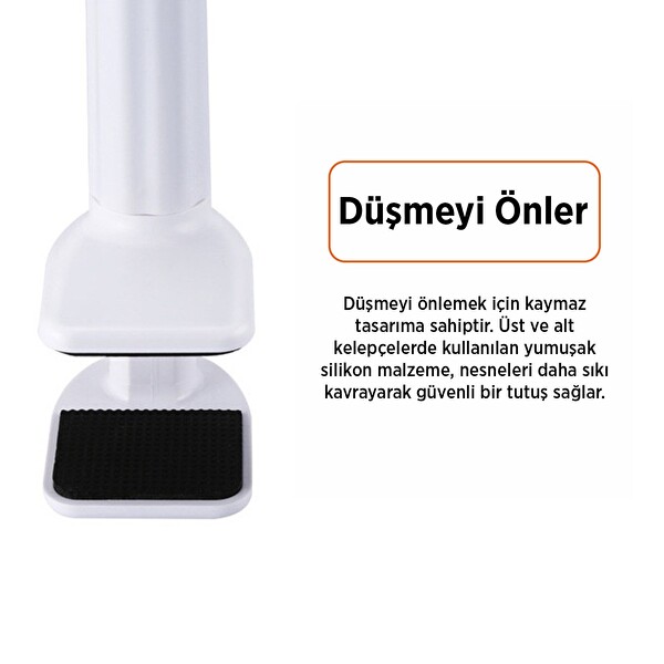 Juo Akrobat Esnek Tablet ve Telefon Standı 90 CM Beyaz