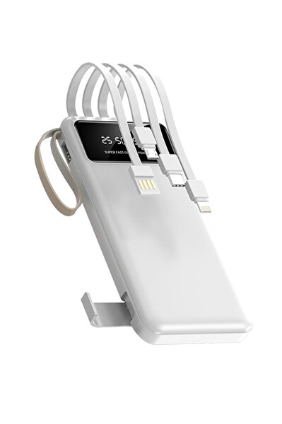 Torima Hızlı Şarj Özellikli 4 Çıkışlı 10.000 mAh Siyah Powerbank