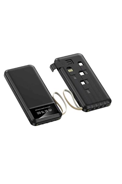 Torima Hızlı Şarj Özellikli 4 Çıkışlı 10.000 mAh Siyah Powerbank
