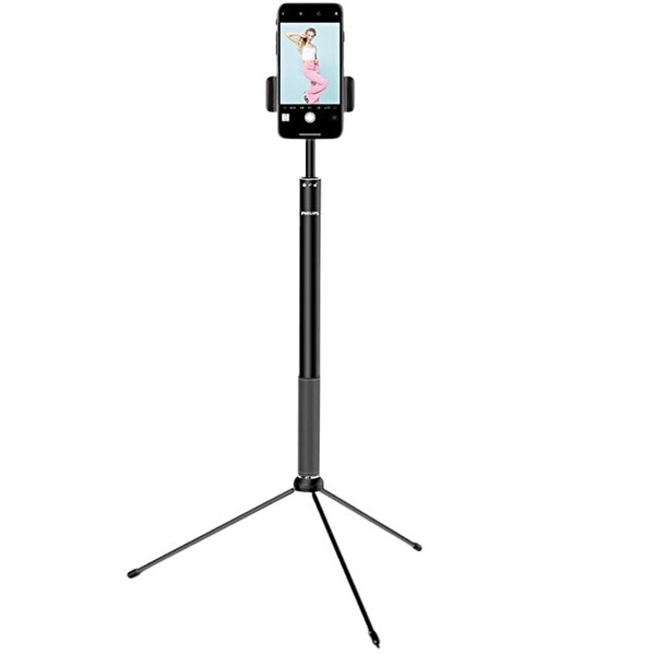 Philips DLK3621N/93 2in1 Tripod Standlı Youtube Tiktok Selfie Çekim Makyaj Işıklı Telefon Tutucu