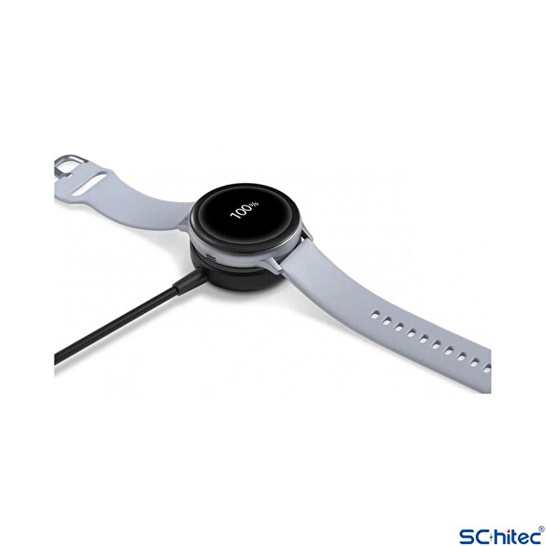 ScHitec Samsung Watch 4 - Watch 5 - Watch 6 Uyumlu Fast Wireless Charge Hızlı Kablosuz Akıllı Saat Şarj Cihazı