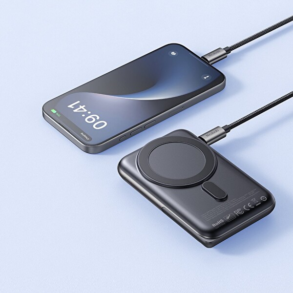 Mcdodo MC-1511 20 W 10000 mAh Standlı Kablosuz Siyah Powerbank