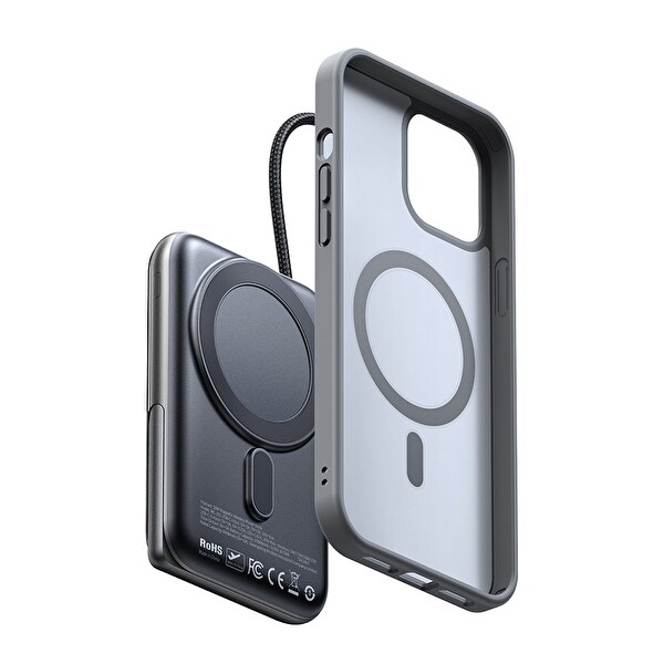 Mcdodo MC-1811 10000 mAh Type-C Kablolu Manyetik Kablosuz Powerbank