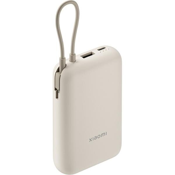 Xiaomi BHR9072GL Dahili Kablolu Type-C 10000 mAh Powerbank - Bej