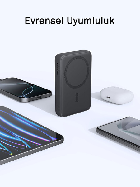 Aukey PB-MS04-GY MagSafe İnce 20W 10000 mAh Powerbank