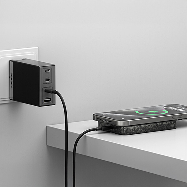 Sharge CarbonMag 10.000 mAh Magsafe Destekli PowerBank