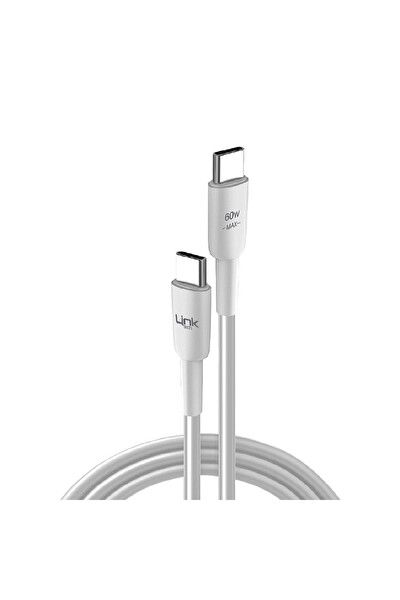 Linktech K622 Pd Type-C to Type-C 60 W 30 CM Şarj Kablosu