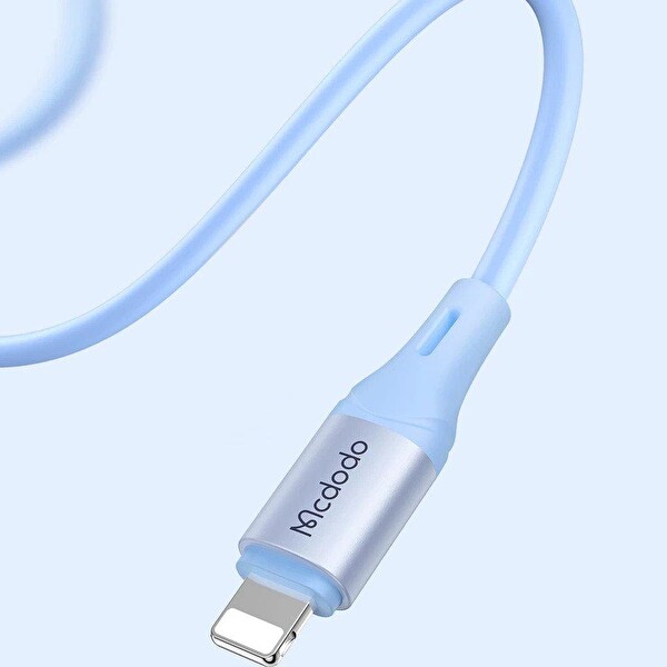 Mcdodo CA-1834 36W USB iPhone 1.2 M Hızlı Data Şarj Kablosu-Mavi