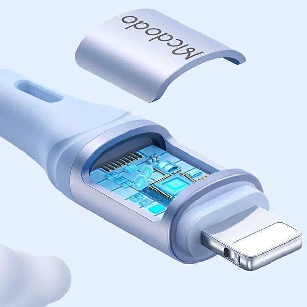 Mcdodo CA-1834 36W USB iPhone 1.2 M Hızlı Data Şarj Kablosu-Mavi