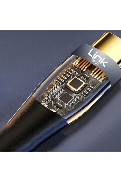 Linktech K670 Safe Type-C To Type-C 60w 1.3 M Örgü Şarj Kablosu
