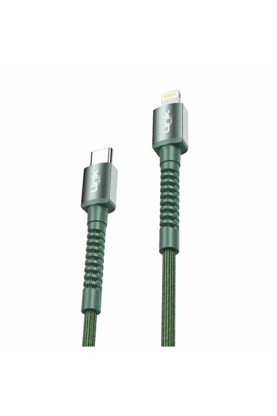 Linktech K599 Pd 27W 3a 1 M Type-c Lightning Data ve Şarj Kablosu