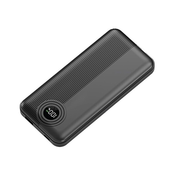 Dexim DCA0067 W3 10.000 mAh Type-C Lightning Entegre Kablolu LED Göstergeli Siyah Powerbank