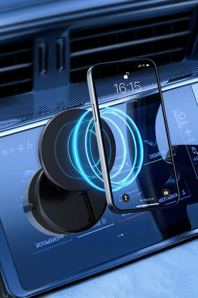 Torima X10Q Siyah Manyetik Adsorpsiyon Vakumlu Kompakt Telefonu Tutucu
