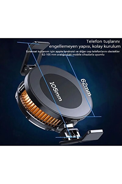 Alfa CX07 15W Manyetik Şarjlı Telefon Soğutucu Fan