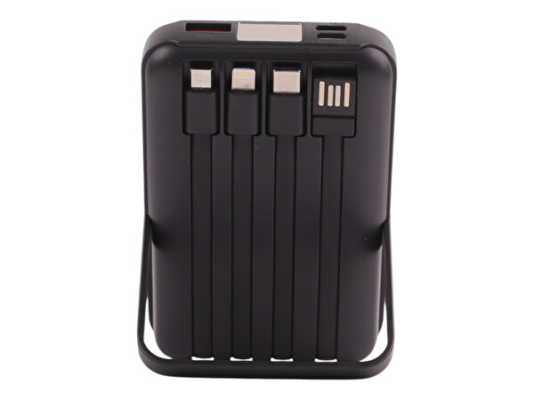 4Berry YM881B 10000 mAh 22.5W Hızlı Şarj Magsafe Destekli Siyah Powerbank