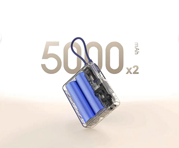 Xiaomi 10000 mAh 33 W Entegre Kablolu Powerbank Lacivert