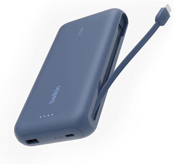 Belkin BPB024HQBL 30W 20K Ent Kablo Mavi Powerbank