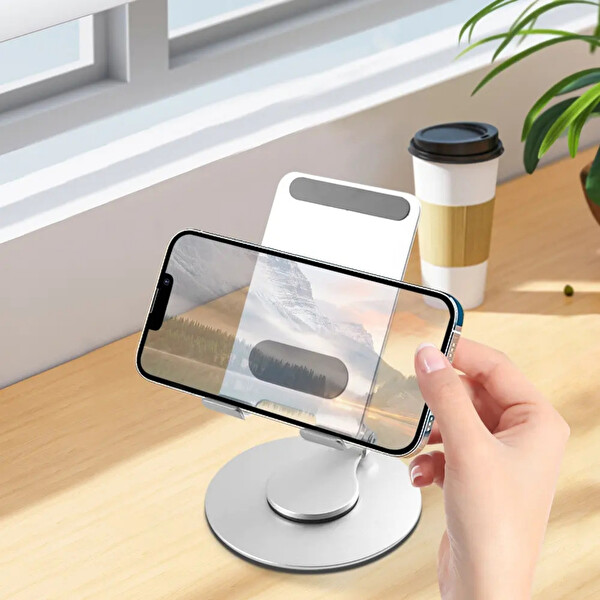 McStorey Usb Çoklayıcı Type-C Çoğaltıcı Telefon Tutucu - Gümüş