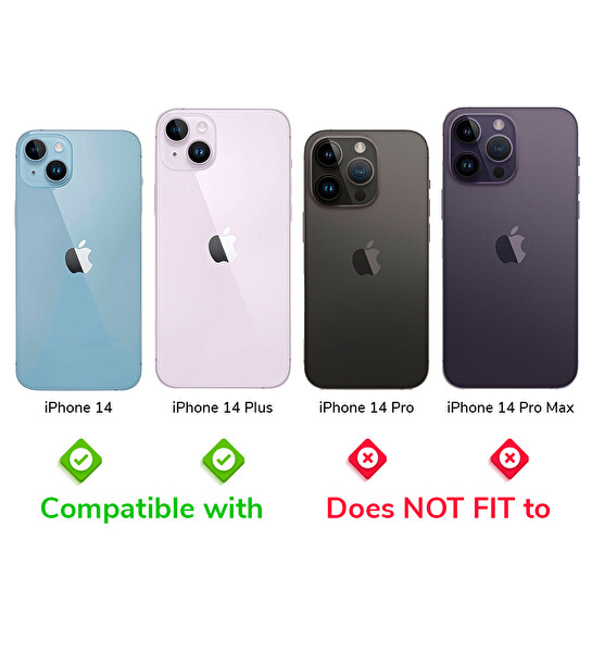 IPG ProLENS iPhone 14 / 14 Plus Kamera Lens Koruyucu Elmas Taş Çerçeveli Kırılmaz Cam Gümüş