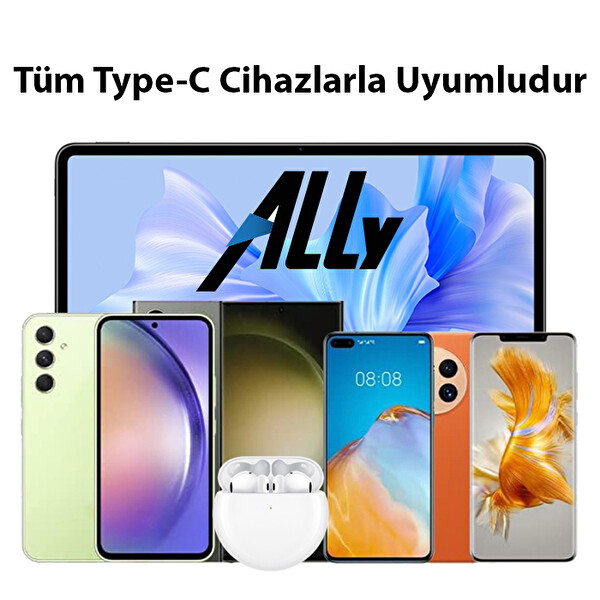 Ally TE-PD14 30W Type-C USB C Hızlı Şarj Adaptörü